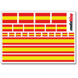 Flaggenaufkleber - Spanien