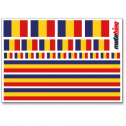 Flaggenaufkleber - Rumänien