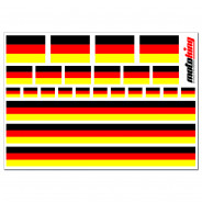 Flaggenaufkleber - Deutschland